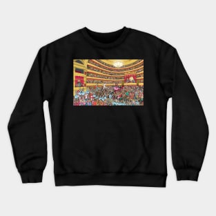 Where's The Elf? - Curtains Up! Crewneck Sweatshirt